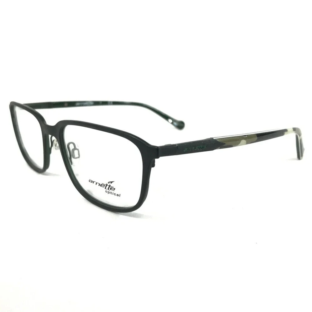 Arnette Eyeglasses Frames MOD.6082 646 Grey Green Square Full Rim 53-18-140